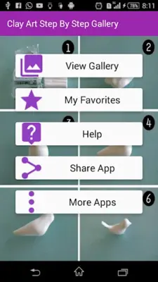 Clay Art Step by Step android App screenshot 3